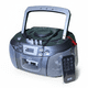 thumbnail image 1 of QFX Boombox Reproductor de CD, Mp3, Bluetooth, Cassettera, Auxiliar, Radio AM/FM con Control Remoto, 1 of 8