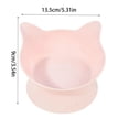 thumbnail image 3 of Cats Food Bowl Large Capacity Pet Food Bowl Cute Drinking Bowl For Cats To Protects The Neck, 3 of 8