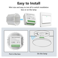 thumbnail image 2 of Módulo de Interruptor de Relé ZigBee, 4 Canales, CA 100-240 V, Interruptor de Encendido/Apagado, Interruptor de Hogar Inteligente, Miniinterruptor de Caja Oscura, 2 of 5