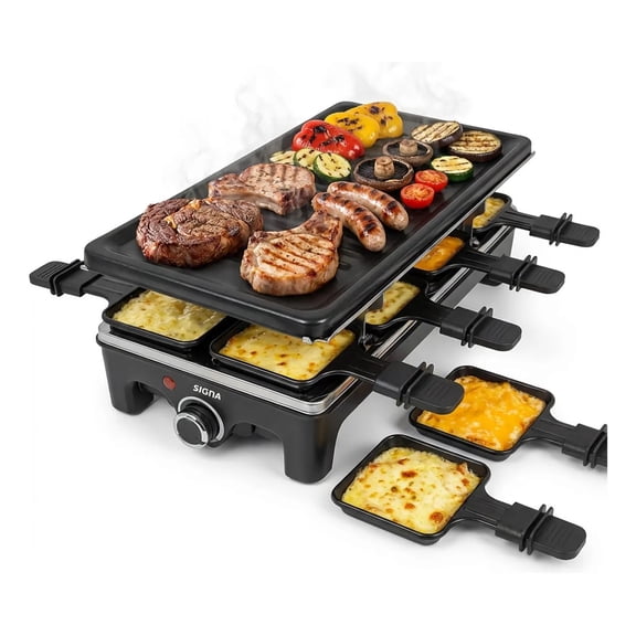 Parrilla Electrica Asador Raclette Con Sarten Antiadherente Agregar a favoritos BAJÓ DE PRECIO