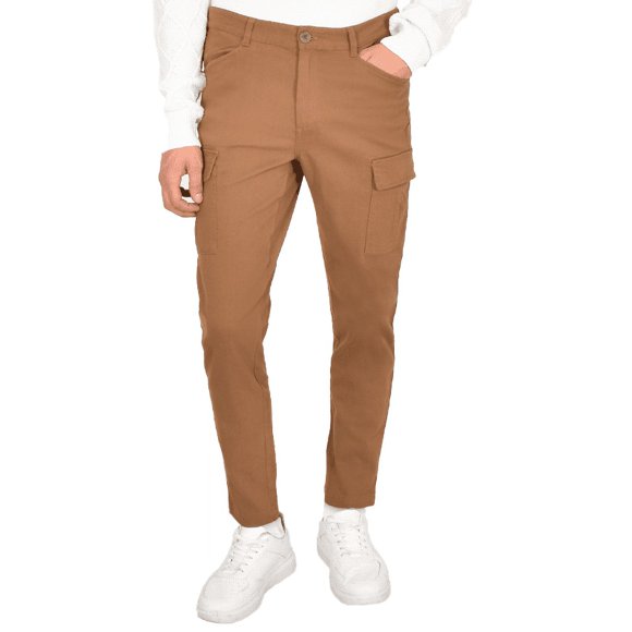 PANTALÓN TIPO CHINO CON BOLSILLOS DE CARGO PARA HOMBRE GENERRA