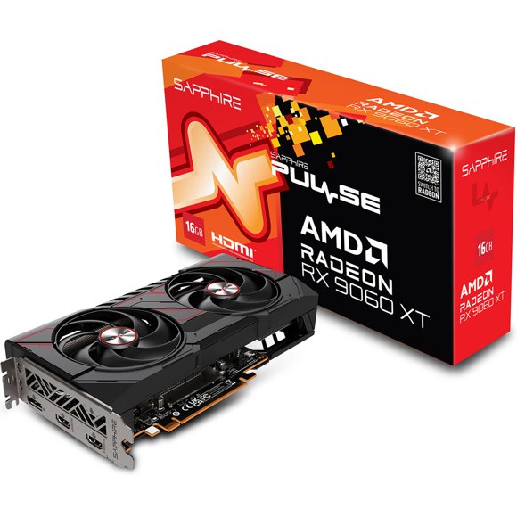 Tarjeta de Video SAPPHIRE PULSE Radeon RX 9060 XT 16GB DDR6 11350-03-20G PCI Express 5.0