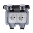thumbnail image 3 of Cateissary Cubierta de salida Panel de enchufe firme de pared de seguridad confiable profesional impermeable conveniente con enchufes GS para en Electrónica miscelánea, 3 of 6