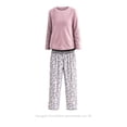thumbnail image 2 of Pijama Secret Treasures para Dama Playera Manga Larga con Pantalón Animal Print Corazones Rosa Talla M 3 Piezas, 2 of 4