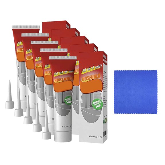Gel removedor de limpiadores domésticos de alta penetración Adecuado para huecos de azulejos de baño y cocina Limpieza de paredes Fórmulas seguras que no dañan las superficies Gel eliminador de moho