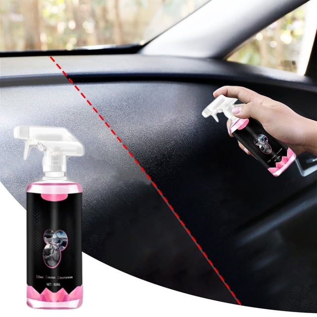 Recubrimiento cerámico en spray - Protección durante 90 días • Lavado sin agua de alto brillo • 500 ml Limpiador interior y exterior para coches, asientos y superficies de cuero