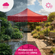 thumbnail image 4 of Toldo 3X3 Super Reforzado Hexagonal Rojo, 4 of 7