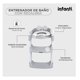 thumbnail image 2 of Entrenador de baño Infanti sweet bear con escalera gris, 2 of 8