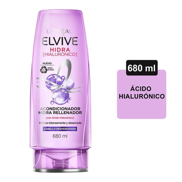 Acondicionador L'Oréal Elvive hidra hialurónico cabello deshidratado 680 ml