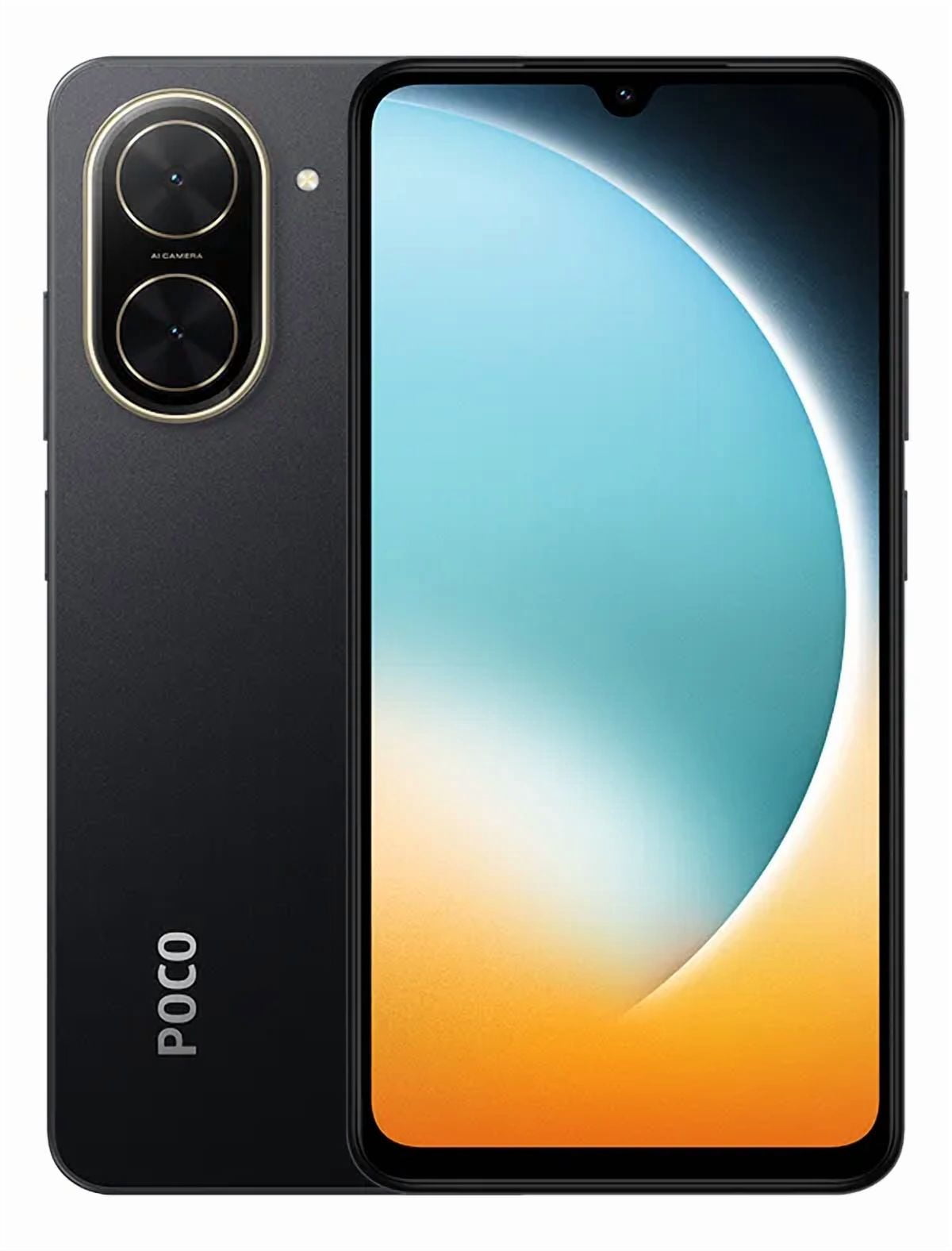 Celular POCO C71 64GB 3GB RAM AMOLED 6.8" Dual Sim,Negro