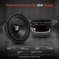 thumbnail image 3 of Bocina Woofer de 6.5 Pulgadas para Auto Pyle, 250 W de Potencia Máxima, Medios Graves y Rango Medio, Respuesta de 70Hz-9kHz, Imán de 25 Onzas, 8 Ohms, 92 dB y Cono de Papel Recubierto, 3 of 7