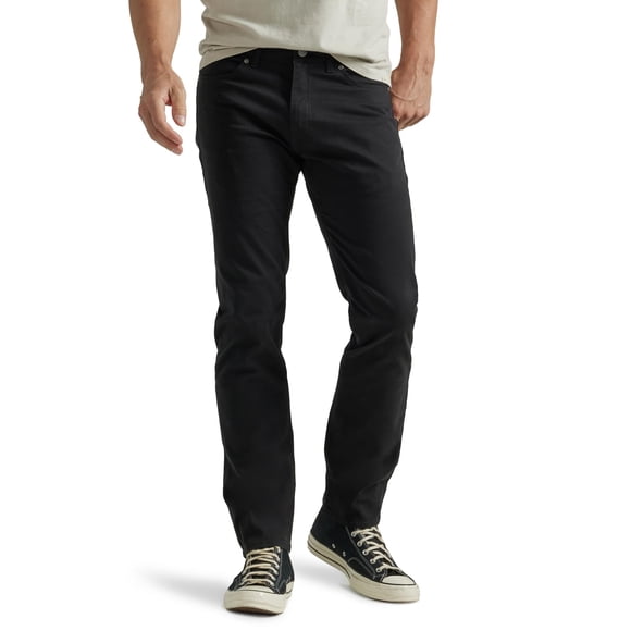 Jeans Lee Extreme Motion Slim Straight Black, 34 de ancho x 30 de largo, para hombre