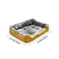 thumbnail image 3 of Cama cálida para mascotas, ideal para perros y gatos pequeños y grandes: una colchoneta suave y cómoda con base impermeable y antideslizante para uso en interiores., 3 of 6