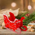 thumbnail image 4 of Adorno de mesa para trineo navideño | Escena de trineo de madera en miniatura de Papá Noel | Centro de mesa rústico para las fiestas | Detalles decorativos duraderos para ventanas | Gran tamaño, 4 of 4