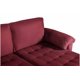 thumbnail image 3 of Sala Modular Reversible Makora Cavalli Con Memory Foam, Color Rojo, Lino Respaldo Reclinable De 3 posiciones., 3 of 10