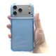 thumbnail image 3 of Funda + Mica Icon Case Space Colors para Iphone 18 Pro Max, Carcasa, Protector, Uso Rudo, Protector de Pantalla, Antigolpes, Esquinas Reforzadas, Protección de Cámara - Azul, 3 of 8