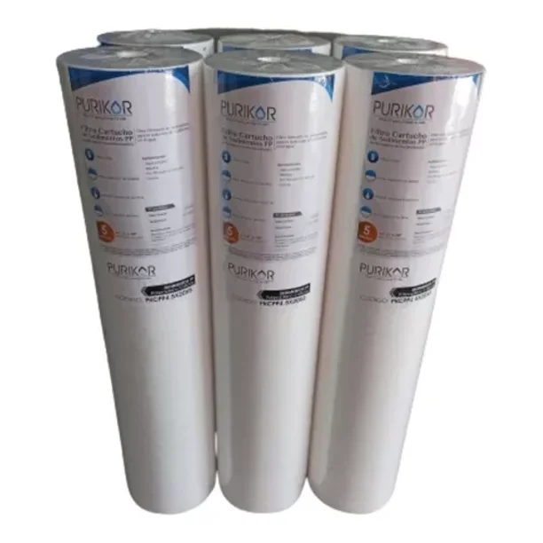 Cartuchos de Sedimentos Purikor 5 Micras 4.5'X 10'