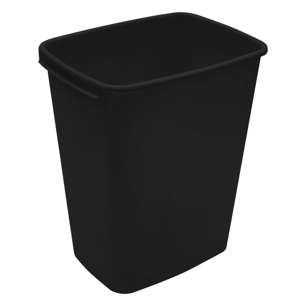 Bote Papelero Plastic Trends Rectangular 20lts Negro