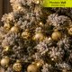 thumbnail image 4 of Cascabeles navideños guirnalda set de 2 guirnaldas de 183cm de largo y 21 cascabeles Color Dorado de 3.5cm para colgar de metal, 4 of 7