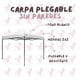 thumbnail image 2 of Toldo Carpa Plegable Reforzada sin Paredes 2x2 m Color Blanco, 2 of 5