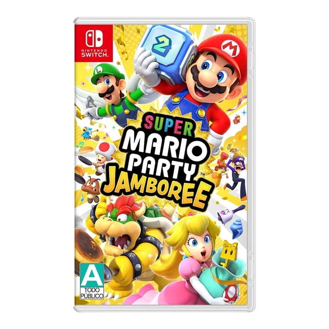 Super Mario Party Jamboree Nintendo Switch Físico incluye 3 meses de NSO
