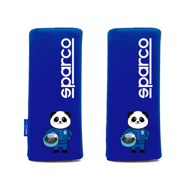 Cojín Pad Mini de cinturón de seguridad Sparco Azul