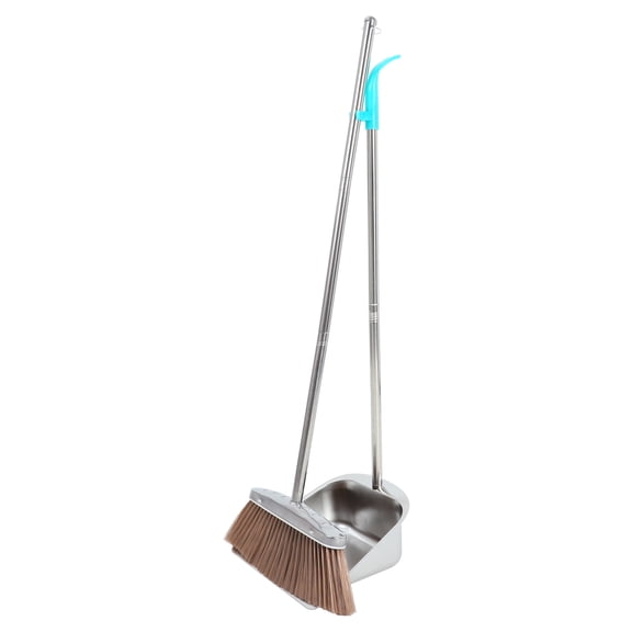 HOOWIFFY 1Jgo Escoba Y Recogedor Para Casa Con Suaves Ergonómico Y Colores Variados