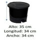 thumbnail image 4 of Bote de Basura Plastic Trends Redondo con Pedal 14 Litros, 4 of 4