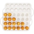 thumbnail image 4 of Mini molde para muffins Advancent 24 cupcakes color arroz, 4 of 6