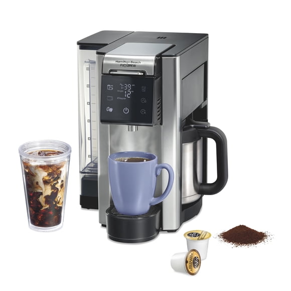 Cafetera Hamilton Beach FlexBrew Advanced 5 en 1 60 ml