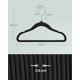 thumbnail image 5 of Perchas Infantiles, Juego de 50, Perchas de Terciopelo con Ganchos, Perchas Antideslizantes para Ropa, Negro Tinta, 5 of 5