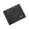 thumbnail image 2 of Cartera de cuero Cartera delgada para hombres con clip para dinero Cartera simple con doble pliegue Carteras para hombres con compartimento para tarjetas de crédito Cartera para hombres con monedero O, 2 of 6