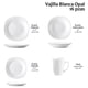 thumbnail image 5 of Vajilla Moderna Cuadrada De Opal Resistente 4 Personas 16pzs Color Blanco, 5 of 5