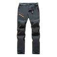 thumbnail image 1 of Ceisia Gift Men's Winter Casual Pants - Faddish Solid Patchwork Sports Zipper Pockets Trousers, 1 of 2