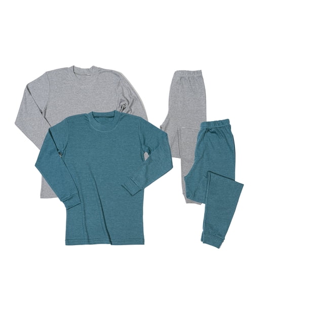 BELIME Set de 2 Pijamas Junior, Manga Larga, Cuello Redondo, 2 Piezas por Conjunto, Suave y Cálido | 50% Algodón, 50% Poliéster | Comodidad para Dormir