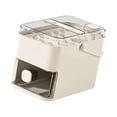 thumbnail image 4 of Bandeja de hielo con tapa Herramientas para hacer hielo Máquina portátil multifuncional para hacer hielos Enrejado 28 cubos blancos, 4 of 9