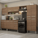 thumbnail image 2 of Cocina Integral Completa Modular Madesa Emilly 293cm MM 01, 2 of 14