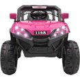 thumbnail image 5 of Carro Buggy Electrico Little monkey Rosa Con Luces y música, 5 of 5