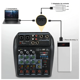 thumbnail image 2 of Audio Sonido Tarjeta Consolas de Sonido Audio Mixer Usb Bluetooth Malubero, Negro, 2 of 5