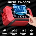 thumbnail image 4 of Cargador y Mantenedor de Batería Inteligente de 12V 6A con Pantalla LCD, Reparación de Pulsos para Baterías de Plomo-ácido, Compensación de Temperatura, para Autos, Camiones, Motocicletas,, 4 of 10