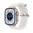 thumbnail image 1 of Apple Watch Ultra (GPS + Cellular, 49mm) - Caja de Titanio con Correa Ocean Band Blanca, Talla única (Reacondicionado), 1 of 5