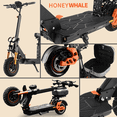 thumbnail image 2 of Scooter Eléctrico Honey Whale H3 Negro, 2 of 6
