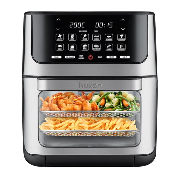 Horno Freidora de Aire Multifuncional 12L Hukën