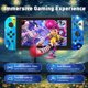 thumbnail image 5 of Controladores Joypad (Izq./Der.) compatibles con Switch, Lite y OLED; admiten iluminación RGB, control por movimiento y doble vibración (diseño Cielo Estrellado)., 5 of 6