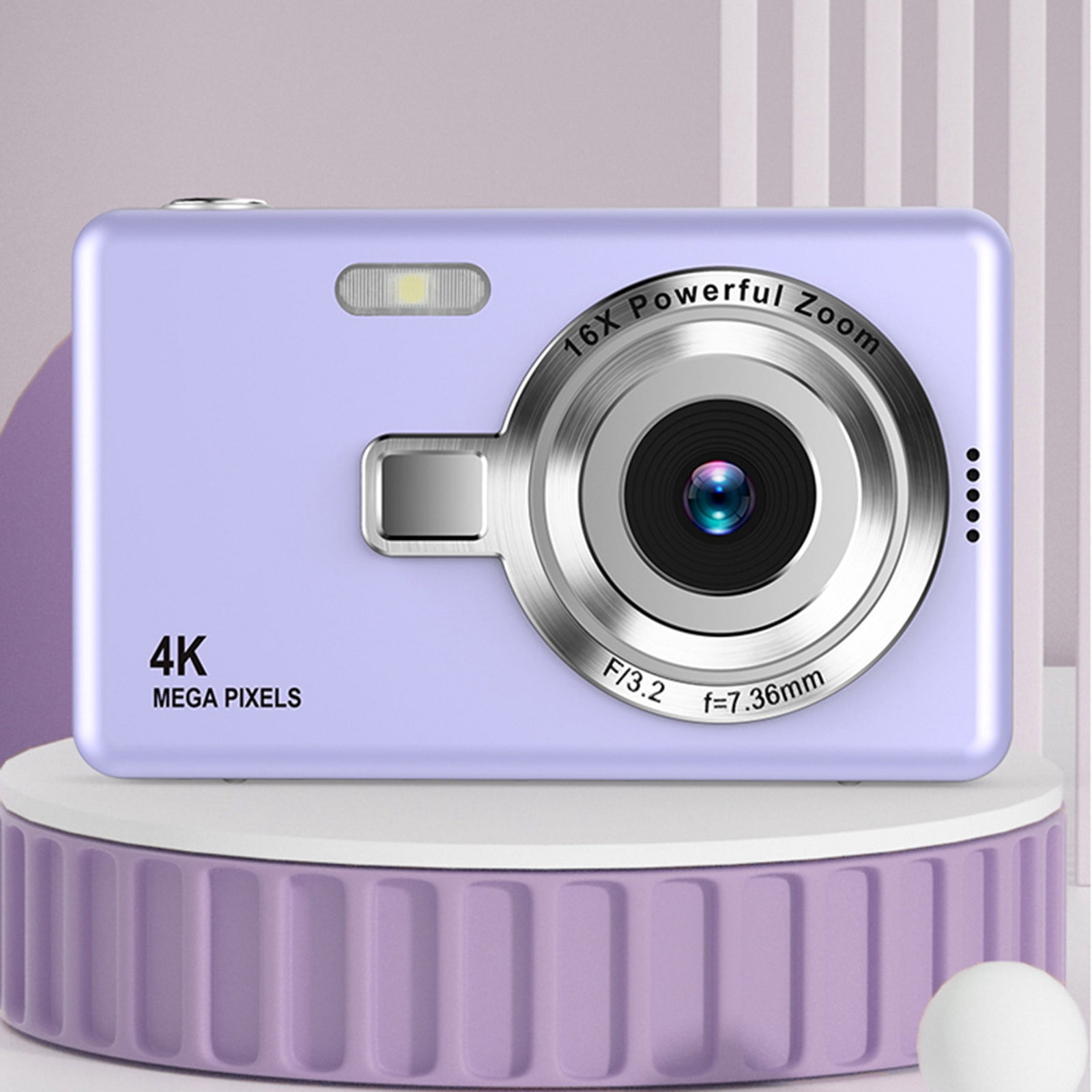 Cámara digital Cámara digital Fotografía HD 1080P Admite hasta 48MP Estabilización electrónica Cámara digital CCD 16X Cámara portátil para estudiantes Cámaras digitales