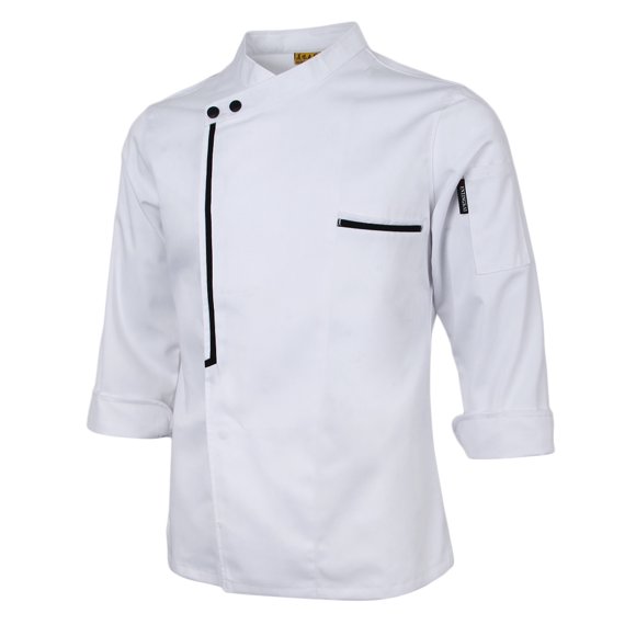 Chaqueta Vintage Rojo Chef s de Manga Hotel Cocina Ropa Indumentaria Ejecutivo Hostelería , SG Macarena Chaqueta de chef de manga larga
