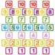 thumbnail image 1 of Juego de Rayuela Educativas Numerix 4 Juegos de Pegatina de Número PVC Mediano Multicolor, 1 of 4