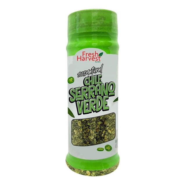 Mini chile serrano Fresh Harvest molido para espolvorear 40 g
