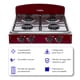 thumbnail image 2 of Estufa Parrilla de Gas de Mesa 4 quemadores Garell Tinta de Acero Inoxidable PM4Q-IT, 2 of 7