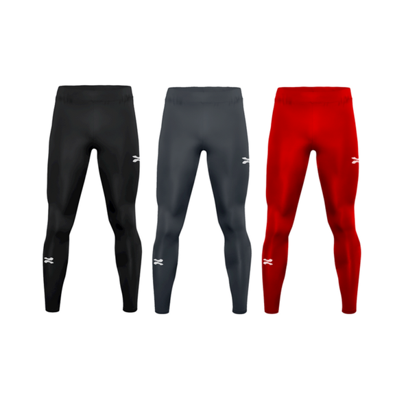 ZAPARI Licra Deportiva Larga Interior, Mallas Deportivas para Hombre. Leggins de Compresión y Secado multicolor S